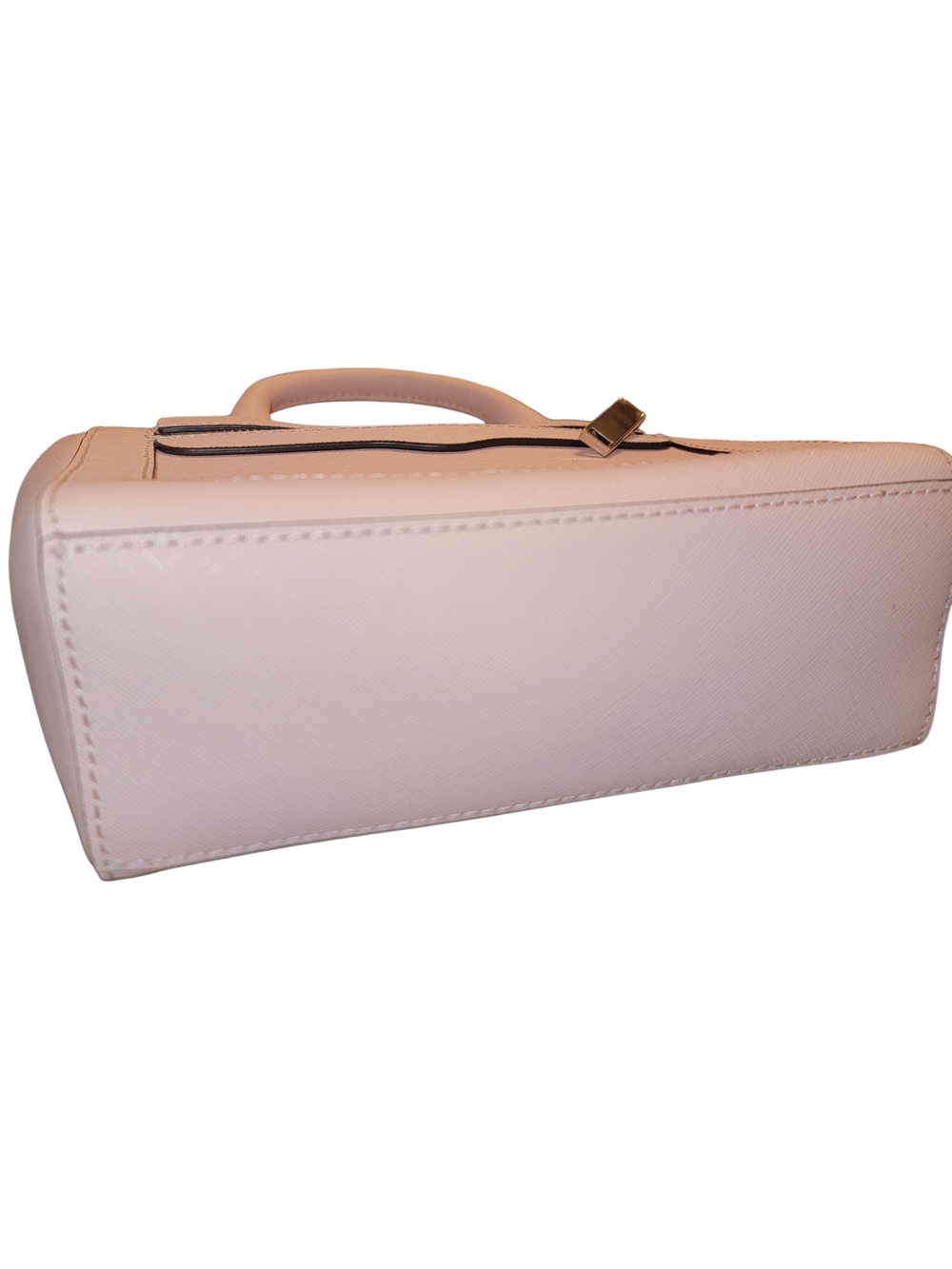 Rebecca Minkoff Blush Pink Saffiano Mini Leather Tote/Crossbody - Picture 3 of 5